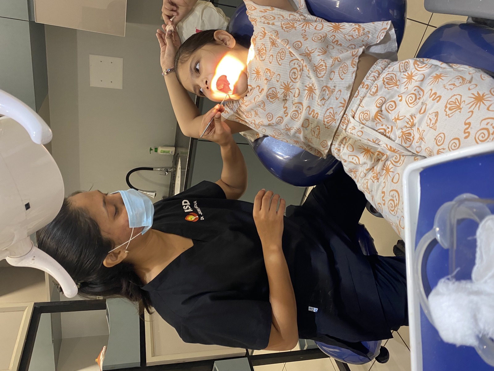 Before — Gentle pediatric dentistry with behaviour-first protocol at Shreeji Dental